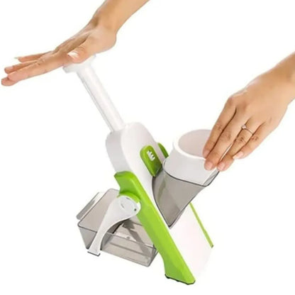 Cortador de Verduras 5 en 1 – Pica, Rebana y Ralla en Segundos sin Esfuerzo
