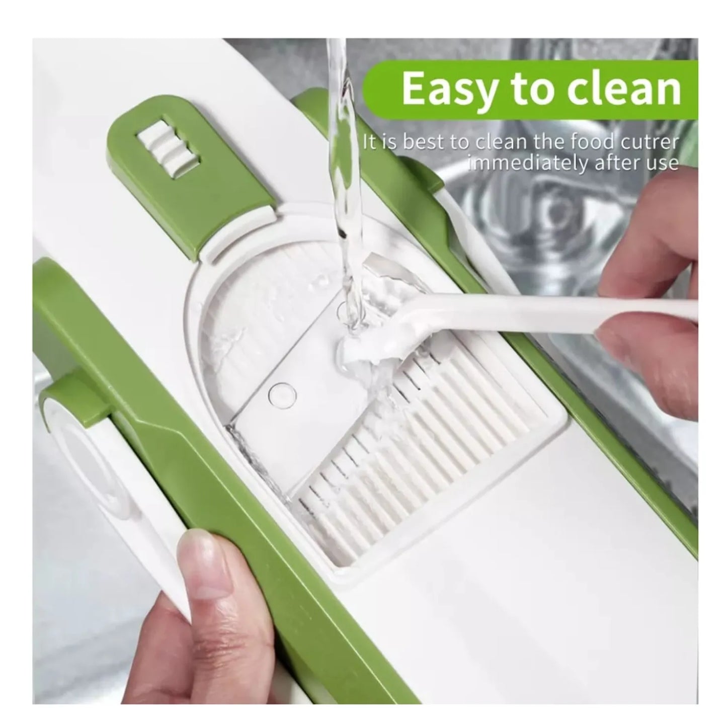 Cortador de Verduras 5 en 1 – Pica, Rebana y Ralla en Segundos sin Esfuerzo